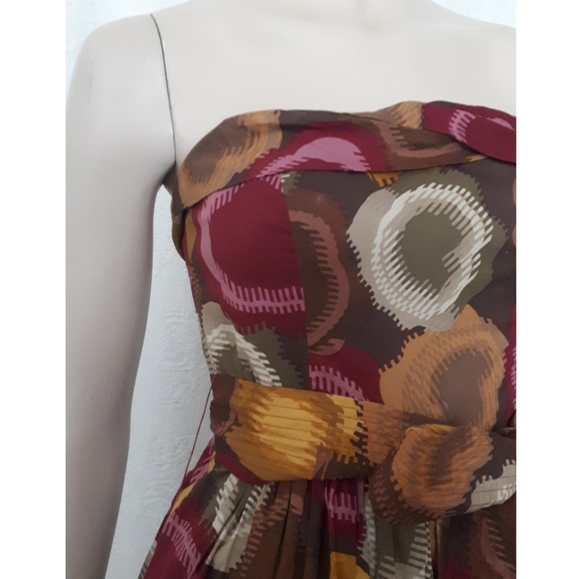 BCBG MaxAzria | Strapless Cotton Dress - Picture 4 of 13